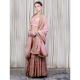 Peach blouse with Sharara Set